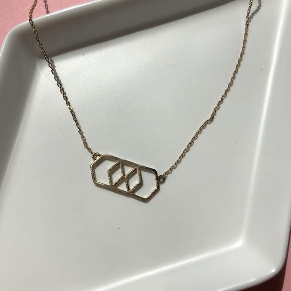 Hexagon Necklace - Picture 2 of 6